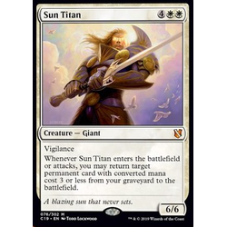 Magic löskort: Commander 2019: Sun Titan
