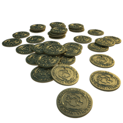 Magna Roma: Metal Coins Set (40)