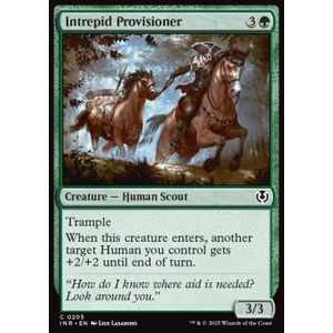 Magic löskort: Magic: Innistrad Remastered: Intrepid Provisioner (Foil)