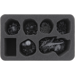 Feldherr Warhammer Underworlds: Half-Size Foam 70mm for Beastgrave Primal Lair  - 7 Slots