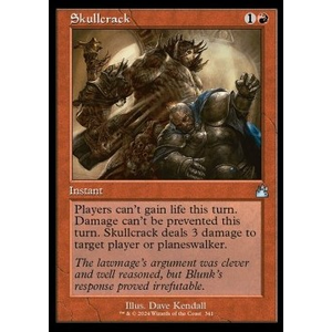Magic löskort: Ravnica Remastered: Skullcrack (alternative art)