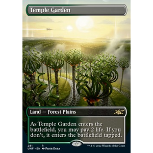 Magic löskort: Unfinity: Temple Garden (Foil)