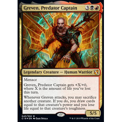 Magic löskort: Commander 2019: Greven, Predator Captain (Foil)