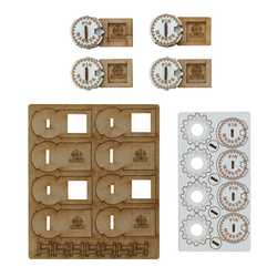 Bolt Action 3rd Edition MDF Unit Pin Markers (4)