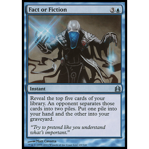 Magic löskort: Commander: Fact or Fiction