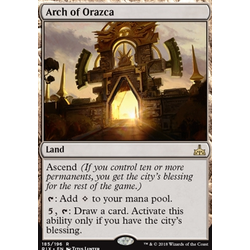 Magic löskort: Rivals of Ixalan: Arch of Orazca (Foil)