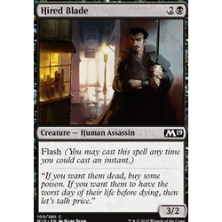 Magic löskort: Core Set 2019: Hired Blade
