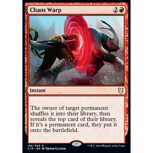 Magic löskort: Commander 2019: Chaos Warp