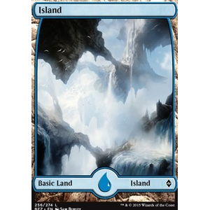 Magic löskort: Battle for Zendikar: Island (V.2)