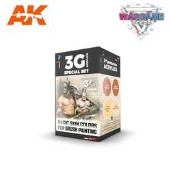 3G Special Set: Basic Skin Colors - for Brush Painting