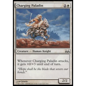 Magic löskort: Duel Decks: Divine Vs Demonic: Charging Paladin