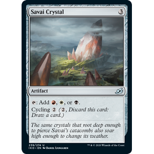 Magic löskort: Ikoria: Lair of Behemoths: Savai Crystal