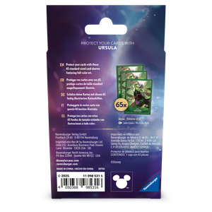 Disney Lorcana Standard Size Card Sleeves - Ursula (65)