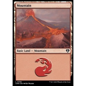 Magic löskort: Commander Masters: Mountain (V.6)