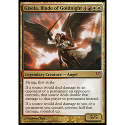 Magic löskort: Avacyn Restored: Gisela, Blade of Goldnight