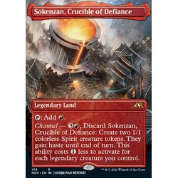 Magic löskort: Kamigawa: Neon Dynasty: Sokenzan, Crucible of Defiance (alternative art)