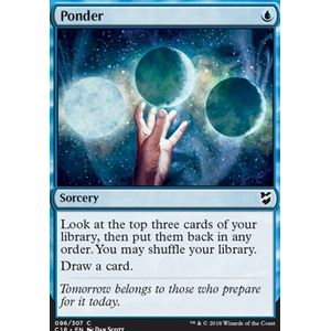 Magic löskort: Commander 2018: Ponder