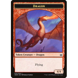Magic löskort: War of the Spark: Dragon Token
