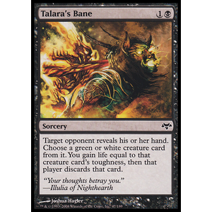 Magic löskort: Eventide Talara's Bane