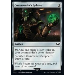 Magic löskort: Universes Beyond: Warhammer 40,000: Commander's Sphere (v.2)