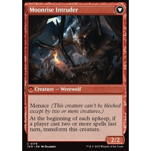 Magic löskort: Magic: Innistrad Remastered: Village Messenger // Moonrise Intruder