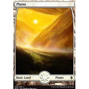 Magic löskort: Battle for Zendikar: Plains (V.1)