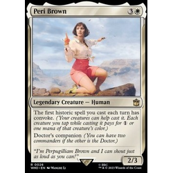 Magic löskort: Universes Beyond: Doctor Who: Peri Brown