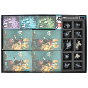 Feldherr Foam set + Organizer for Warhammer Quest: Darkwater