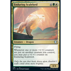 Magic löskort: Commander: Innistrad: Midnight Hunt: Enduring Scalelord