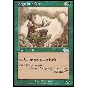 Magic löskort: Urza's Saga: Argothian Elder
