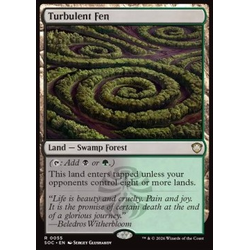 Magic löskort: Commander: Secrets of Strixhaven: Turbulent Fen