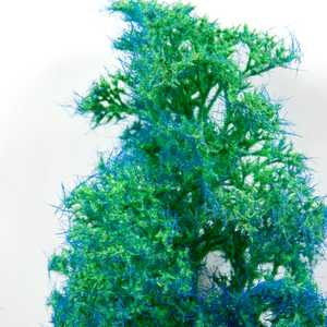 Fantasy Bushes: Blue-Green