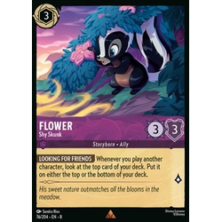 Lorcana Löskort: Reign of Jafar: Flower - Shy Skunk (Foil)