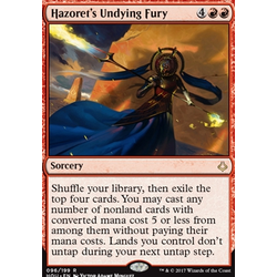 Magic löskort: Hour of Devastation: Hazoret's Undying Fury (Foil)