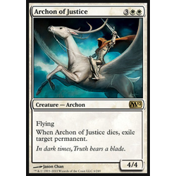 Magic löskort: Core Set 2012: Archon of Justice