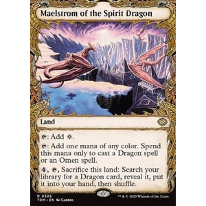 Magic löskort: Tarkir: Dragonstorm: Maelstrom of the Spirit Dragon (alternative art) (Foil)