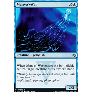 Magic löskort: Masters 25: Man-o'-War (Foil)