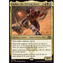 Magic löskort: Magic: Aetherdrift: Samut, the Driving Force (Foil)
