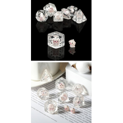 Resin Dice Set - Pig (7)