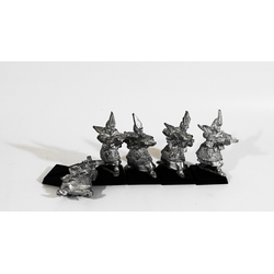 Dark Elves: Crossbowmen (4st, Metall, Inkomplett)