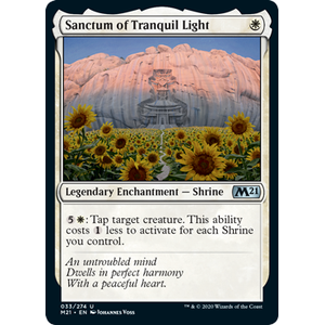 Magic löskort: Core Set 2021: Sanctum of Tranquil Light