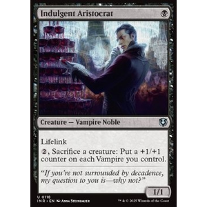 Magic löskort: Magic: Innistrad Remastered: Indulgent Aristocrat (Foil)