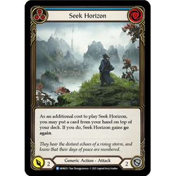 FaB Löskort: Monarch 1st Edition: Seek Horizon (Blue)