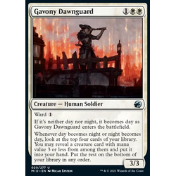 Magic löskort: Innistrad: Midnight Hunt: Gavony Dawnguard