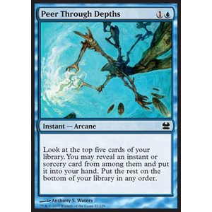 Magic löskort: Modern Masters 2013: Peer Through Depths