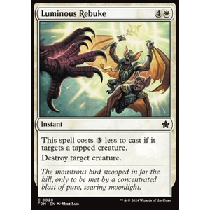 Magic löskort: Magic: The Gathering Foundations: Luminous Rebuke (Foil)