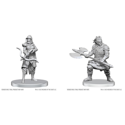 D&D Nolzur's Marvelous Miniatures (unpainted): Assassin & Berserker