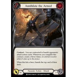 FaB Löskort: Dynasty: Annihilate the Armed (Yellow) (Rainbow Foil)