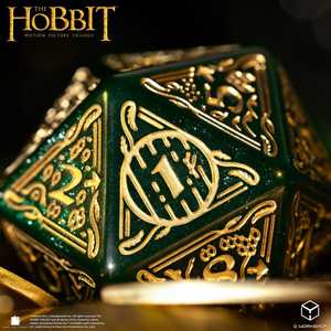 The Hobbit Jumbo D20 Spindown Die: Verdant (1)