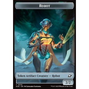 Magic löskort: Edge of Eternities: Munitions Token // Robot Token (A 2/2)